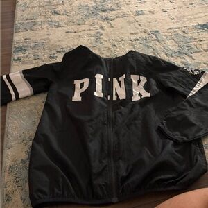 PINK Victoria's Secret Black Utility Jacket